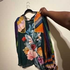 Anthropologie Large Long Sleeve Blouse